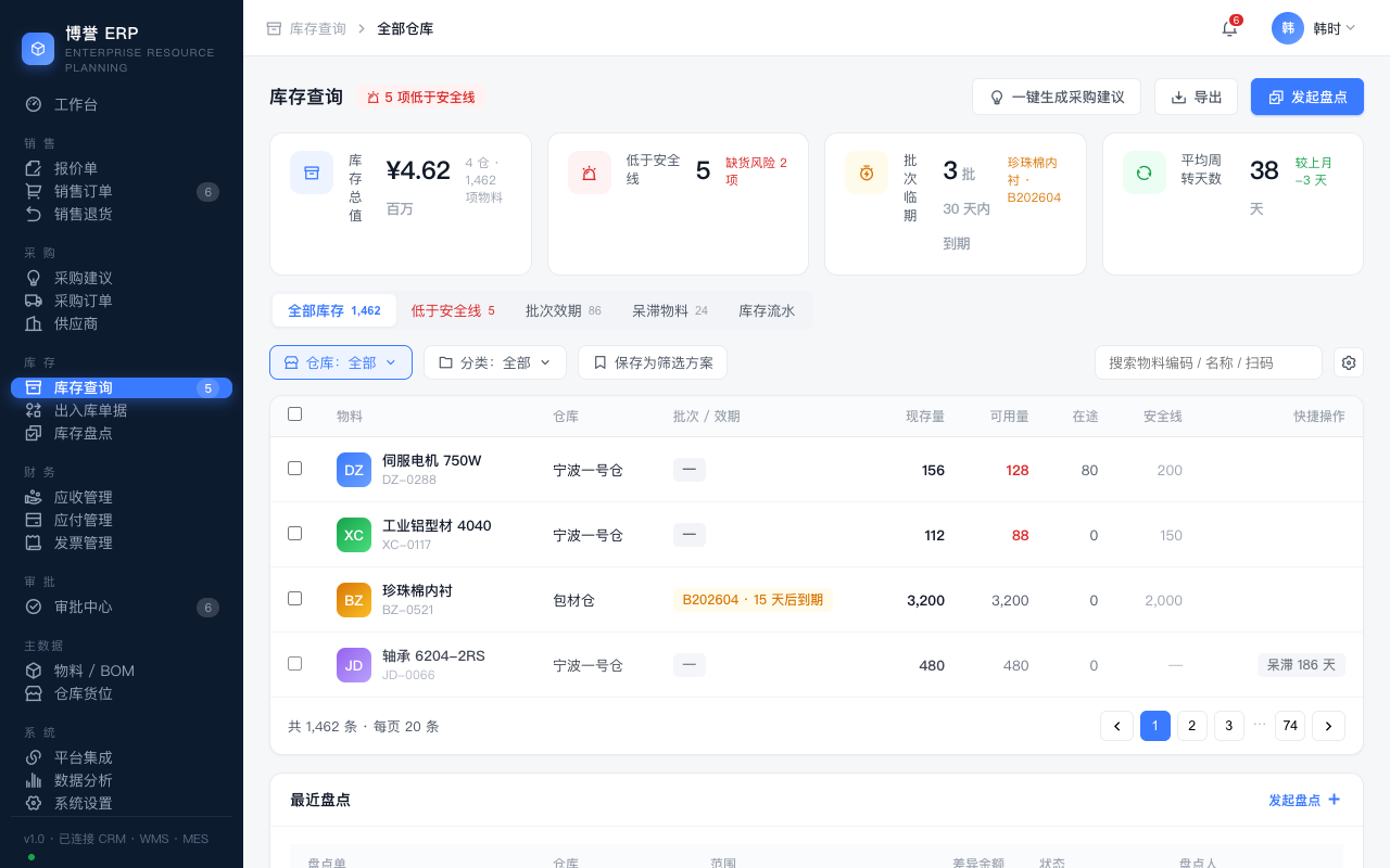 库存查询