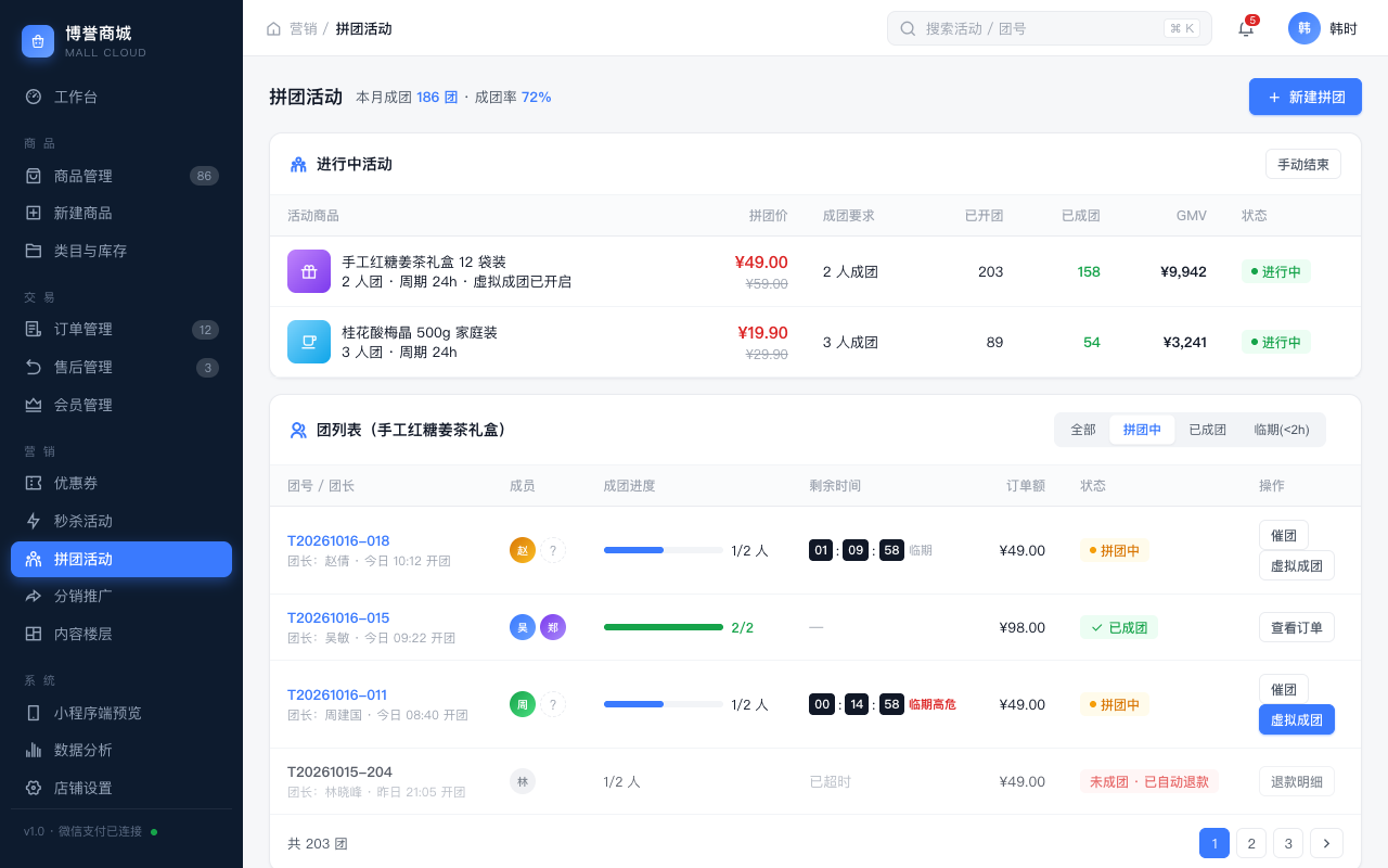 拼团活动