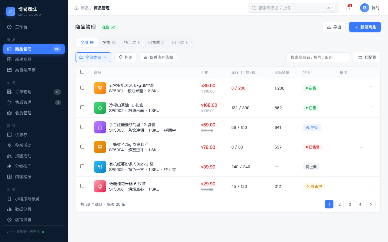 商品管理